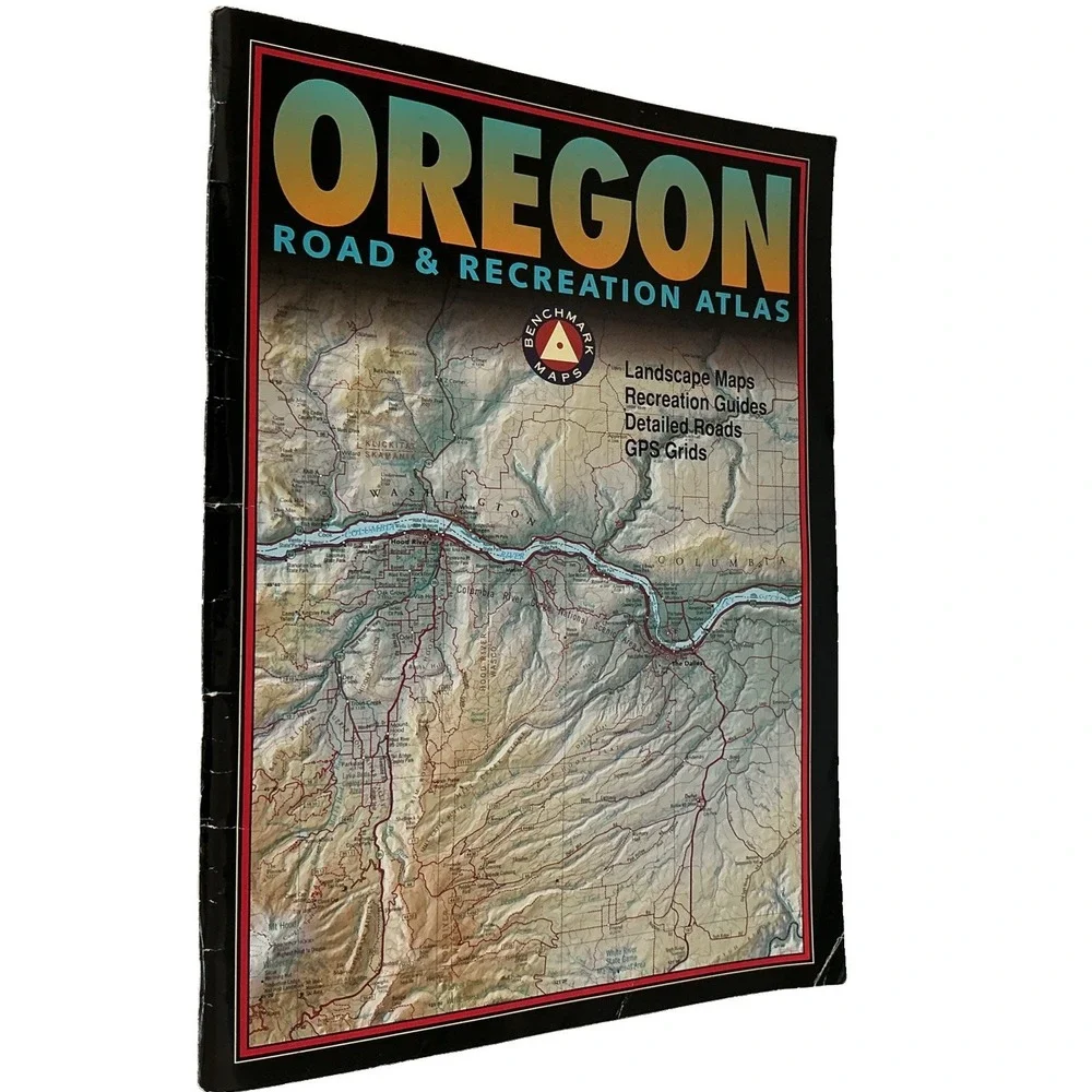 Benchmark Oregon: Road & Recreation Atlas - Vintage 1998 Edition by Stuart Allan